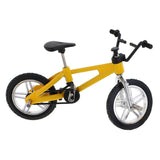 Alloy Mountain Bike Model Mini Finger Bike Bicycle Cool Boy Toy Gift Yellow