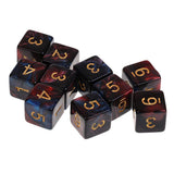 Maxbell 20 Pieces D6 Dice Polyhedral Dice for Dungeons and Dragons Table Games Gift
