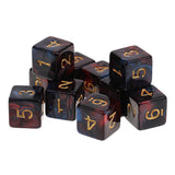 Maxbell 20 Pieces D6 Dice Polyhedral Dice for Dungeons and Dragons Table Games Gift