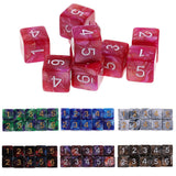 Maxbell 20 Pieces D6 Dice Polyhedral Dice for Dungeons and Dragons Table Games Gift
