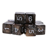 Maxbell 20pcs 6 Sided Dice Polyhedral Dice for Dungeons and Dragons Table Games