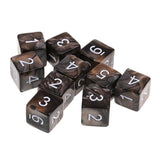 Maxbell 20pcs 6 Sided Dice Polyhedral Dice for Dungeons and Dragons Table Games