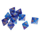 Maxbell 20pcs 8 Sided Dice D8 Polyhedral Dice for Dungeons and Dragons Board Game