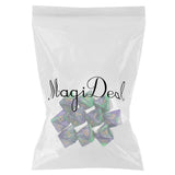 Maxbell 10pcs 8 Sided Dice D8 Polyhedral Dice for Dungeons and Dragons Table Games Green Purple - Aladdin Shoppers