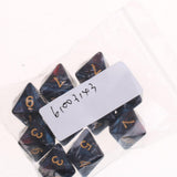 Maxbell 10pcs 8 Sided Dice D8 Polyhedral Dice for Dungeons and Dragons Table Games Red Blue - Aladdin Shoppers