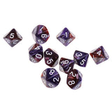 Maxbell 20pcs 10 Sided Dice D10 Polyhedral Dice for Dungeons and Dragons Table Games