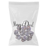 Maxbell 20pcs 10 Sided Dice D10 Polyhedral Dice for Dungeons and Dragons Table Games