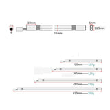 Maxbell Two Way Steel Truss Rod 310mm+Truss Rod 365mm for Acoustic Classical Guitar