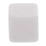 Maxbell 25 Pieces Square Edge Blank Dices D6 Six Sided RPG Gaming Dice Gift White - Aladdin Shoppers