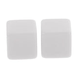 Maxbell 25 Pieces Square Edge Blank Dices D6 Six Sided RPG Gaming Dice Gift White - Aladdin Shoppers