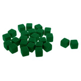 Maxbell 25 Pieces Square Edge Blank Dices D6 Six Sided RPG Gaming Dice Gift Green - Aladdin Shoppers