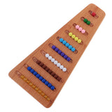 Maxbell Montessori Sensorial Material + Math Materials Beads Kids Educational Toys - Aladdin Shoppers