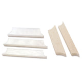 Maxbell White Mother of Pearl Shell Guitar Block Blank Fretboard Inlay Material Set