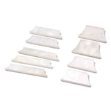 Maxbell White Mother of Pearl Shell Guitar Block Blank Fretboard Inlay Material Set