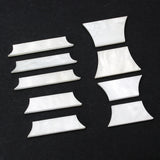 Maxbell White Mother of Pearl Shell Guitar Block Blank Fretboard Inlay Material Set