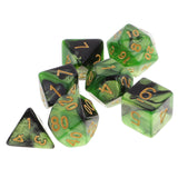 Maxbell 42PCS Double-Colors Polyhedral Dice 16mm for Dungeons and Dragons RPG MTG Games - Aladdin Shoppers