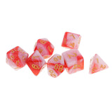 Maxbell 42PCS Double-Colors Polyhedral Dice 16mm for Dungeons and Dragons RPG MTG Games - Aladdin Shoppers
