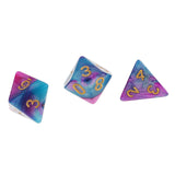 Maxbell 42PCS Double-Colors Polyhedral Dice 16mm for Dungeons and Dragons RPG MTG Games - Aladdin Shoppers