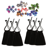 Maxbell 42PCS Double-Colors Polyhedral Dice 16mm for Dungeons and Dragons RPG MTG Games - Aladdin Shoppers