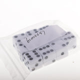 Maxbell 10 Pieces Six Sided Dice Digital Dices Set RPG Playing Game Toy White - Aladdin Shoppers