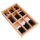 Maxbell Maxbell Kids Montessori White Black Beads Bar for Kids Early Developing Math Counting Toy