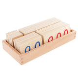 Maxbell Maxbell Montessori Mathematics Wooden Number Cards 1-9000 in Box Math Learning Small
