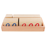 Maxbell Maxbell Montessori Mathematics Wooden Number Cards 1-9000 in Box Math Learning Small