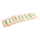 Maxbell Maxbell Montessori Mathematics Wooden Number Cards 1-9000 in Box Math Learning Small