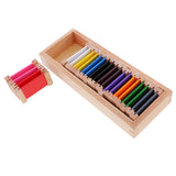 Maxbell Maxbell Montessori Mathematics Wooden Number Cards 1-3000 + Color Box Set