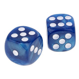 Maxbell 100Pieces D6 Round Corner Dotted Dice 16mm for Dungeons and Dragons   TRPG