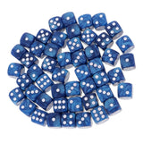 Maxbell 100Pieces D6 Round Corner Dotted Dice 16mm for Dungeons and Dragons   TRPG