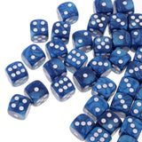 Maxbell 100Pieces D6 Round Corner Dotted Dice 16mm for Dungeons and Dragons   TRPG