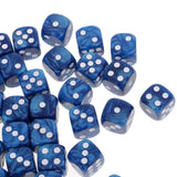 Maxbell 100Pieces D6 Round Corner Dotted Dice 16mm for Dungeons and Dragons   TRPG