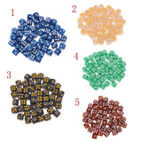 Maxbell 100Pieces D6 Round Corner Dotted Dice 16mm for Dungeons and Dragons   TRPG