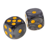 Maxbell 100Pieces D6 Round Corner Dotted Dice 16mm for Dungeons and Dragons   TRPG