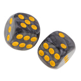 Maxbell 100Pieces D6 Round Corner Dotted Dice 16mm for Dungeons and Dragons   TRPG
