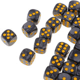 Maxbell 100Pieces D6 Round Corner Dotted Dice 16mm for Dungeons and Dragons   TRPG