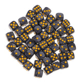 Maxbell 100Pieces D6 Round Corner Dotted Dice 16mm for Dungeons and Dragons   TRPG