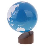 Maxbell Maxbell Montessori Sandpaper Geography Cards+Globe of Land&Water for Children Kids