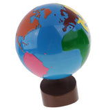 Maxbell Montessori Geography Material - Globe of the Continents Family Preschool Teaching Aids - Aladdin Shoppers