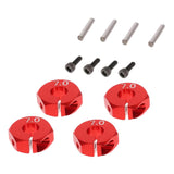 Maxbell 8 Pieces Wheel Hex Drive Hub Adapter Upgrade Parts for 1/10 RC Car 7mm 5mm