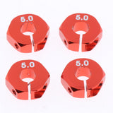Maxbell 8 Pieces Wheel Hex Drive Hub Adapter Upgrade Parts for 1/10 RC Car 7mm 5mm