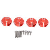 Maxbell 8 Pieces Wheel Hex Drive Hub Adapter Upgrade Parts for 1/10 RC Car 7mm 5mm