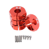 Maxbell 8 Pieces Wheel Hex Drive Hub Adapter Upgrade Parts for 1/10 RC Car 7mm 5mm