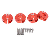 Maxbell 8 Pieces Wheel Hex Drive Hub Adapter Upgrade Parts for 1/10 RC Car 7mm 5mm