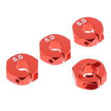 Maxbell 8 Pieces Wheel Hex Drive Hub Adapter Upgrade Parts for 1/10 RC Car 7mm 5mm