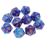 Maxbell 20pcs 20 Sided Dice D20 Polyhedral Dice for Dungeons and Dragons DND RPG