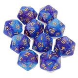 Maxbell 20pcs 20 Sided Dice D20 Polyhedral Dice for Dungeons and Dragons DND RPG