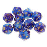Maxbell 20pcs 20 Sided Dice D20 Polyhedral Dice for Dungeons and Dragons DND RPG