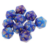 Maxbell 20pcs 20 Sided Dice D20 Polyhedral Dice for Dungeons and Dragons DND RPG